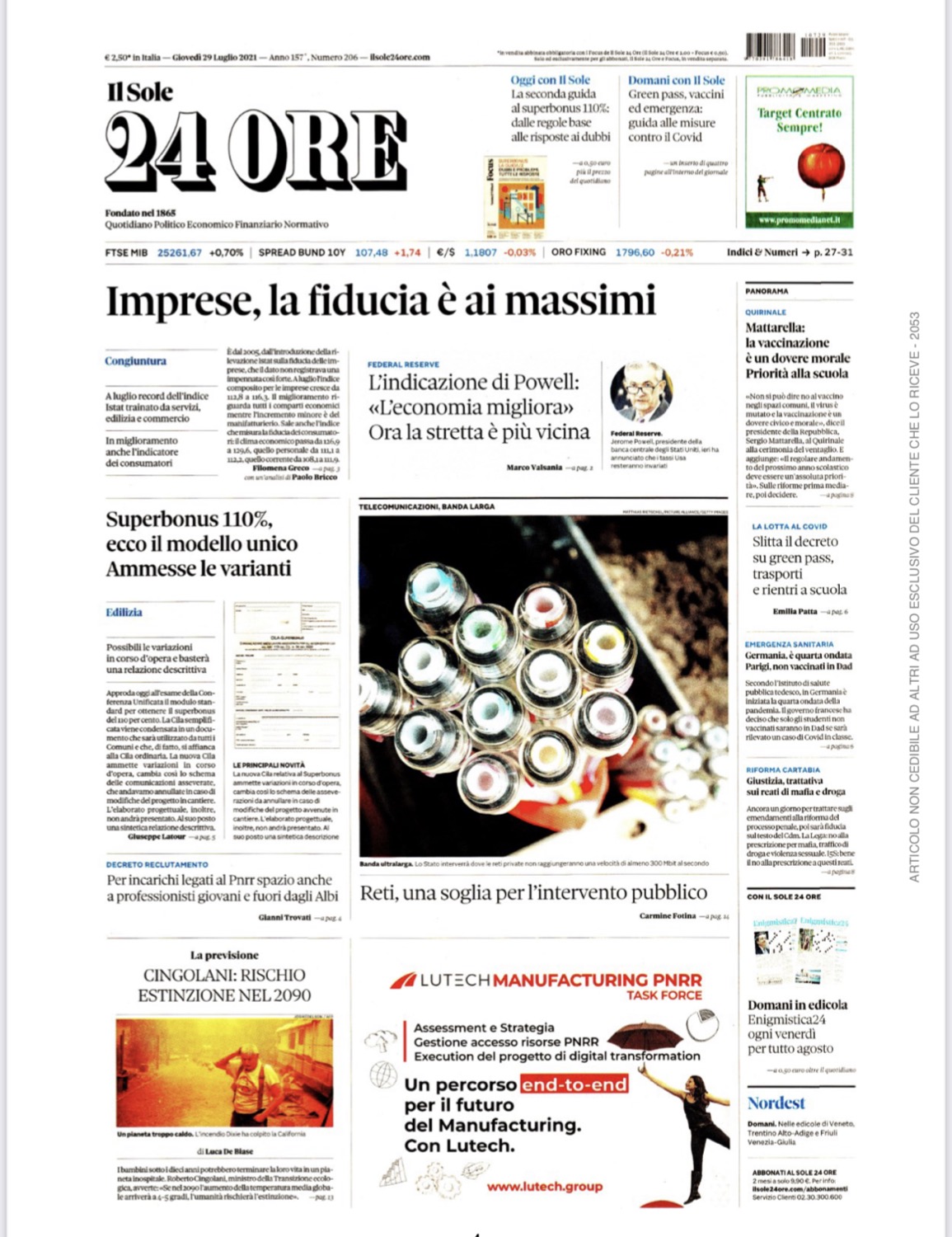 Rassegna stampa di Giovedì 29 | Italiani News