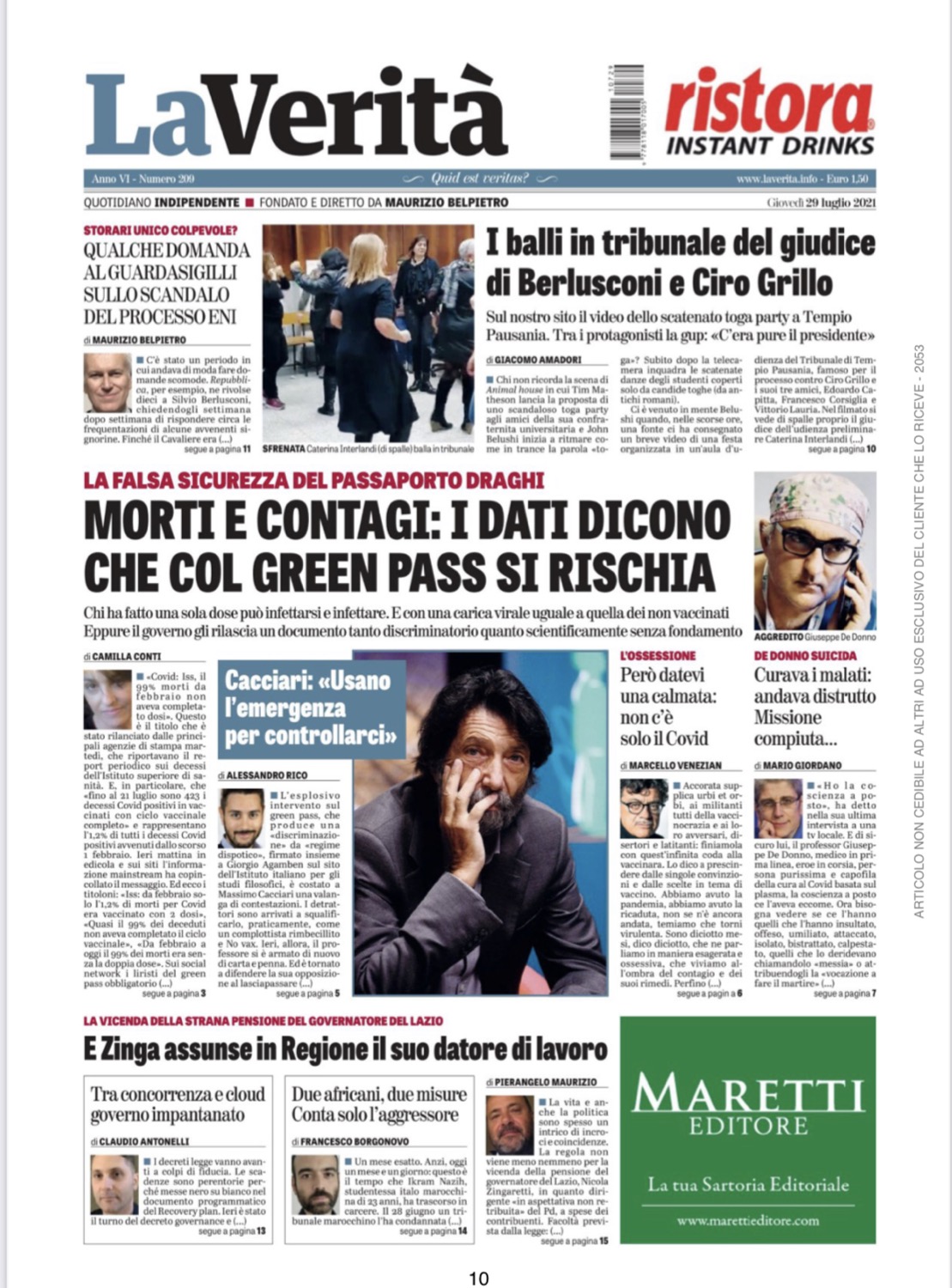 Rassegna stampa di Giovedì 29 | Italiani News