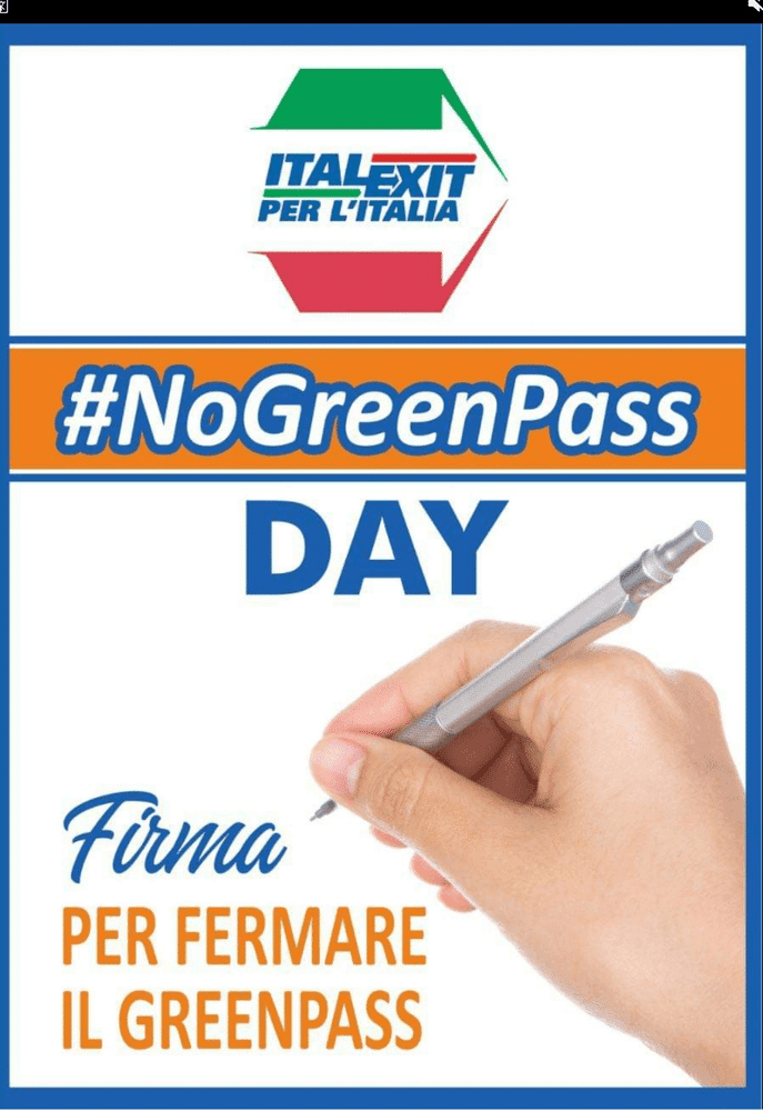 Senator GIANLUIGI PARAGONE enough now let's defend our rights they have been trampled on.