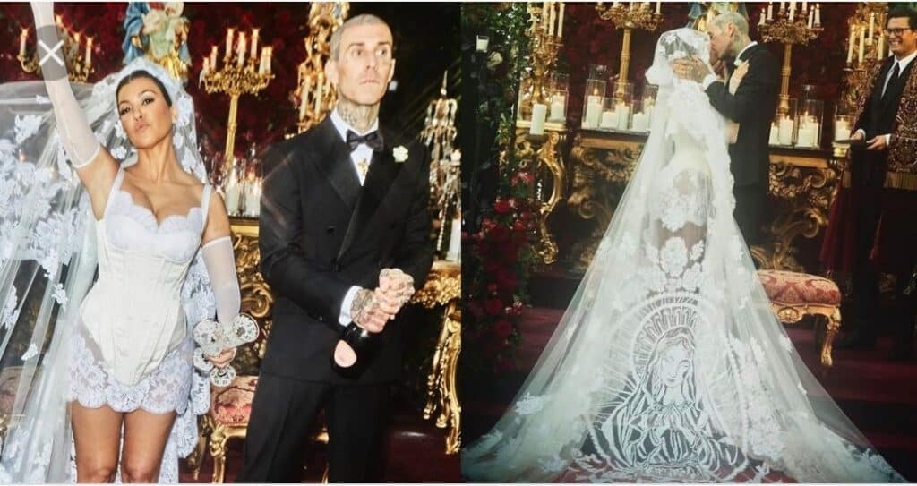 Kourtney Kardashian e Travis Barker si giurano amore eterno a Portofino