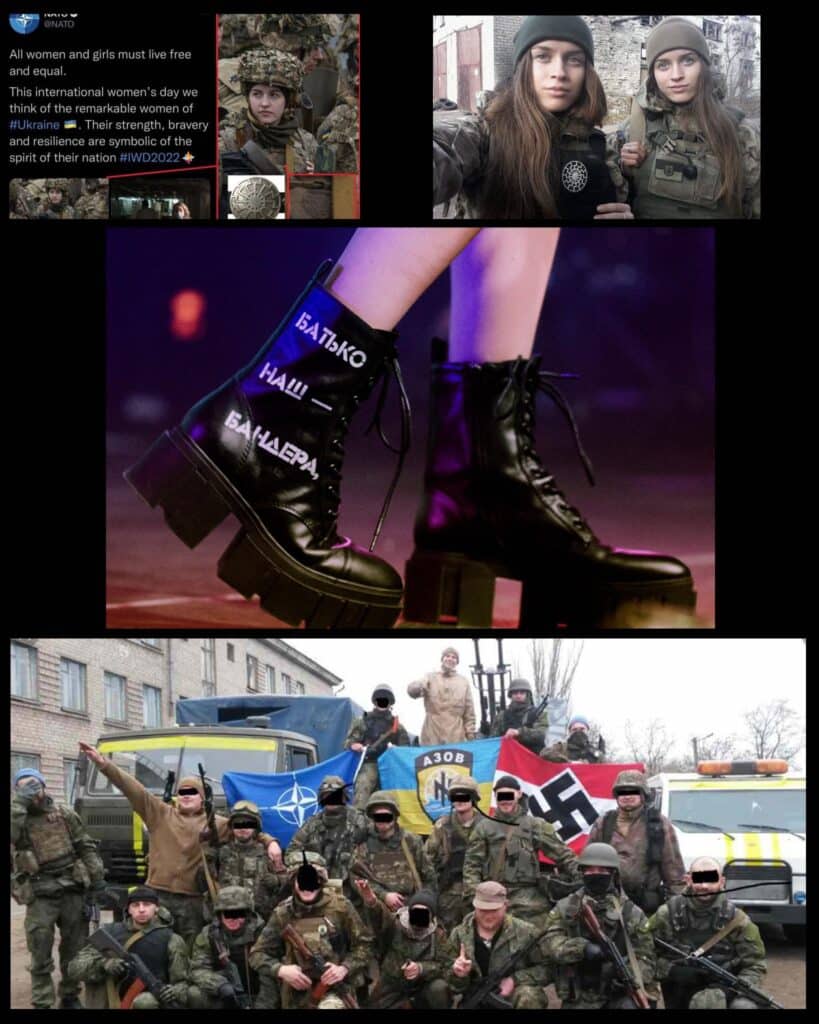 La “resistenza" ucraina è piena di simboli nazisti: Dalla versione locale di Bella Ciao alle soldatesse elogiate dalla Nato