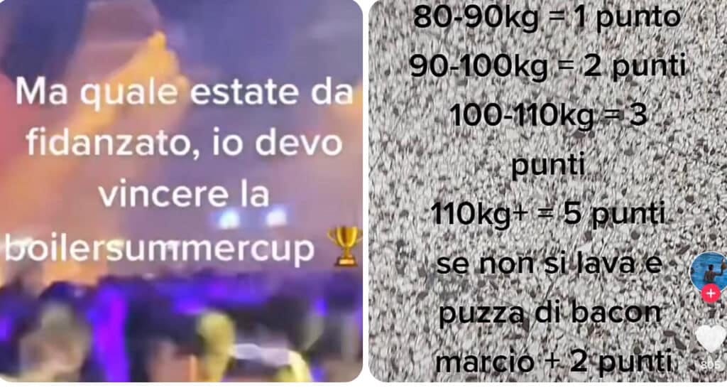 Back to the 2022: Boiler Summer Cup, la challenge a colpi di body shaming