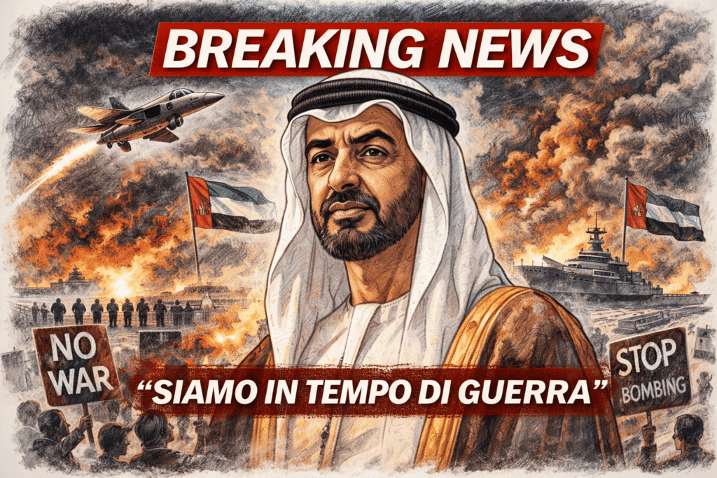 Iran, Mohamed bin Zayed: “Siamo in tempo di guerra”