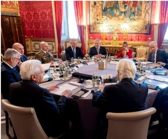 Il Consiglio Supremo di Difesa ribadisce la linea: “L’Italia non è in guerra”