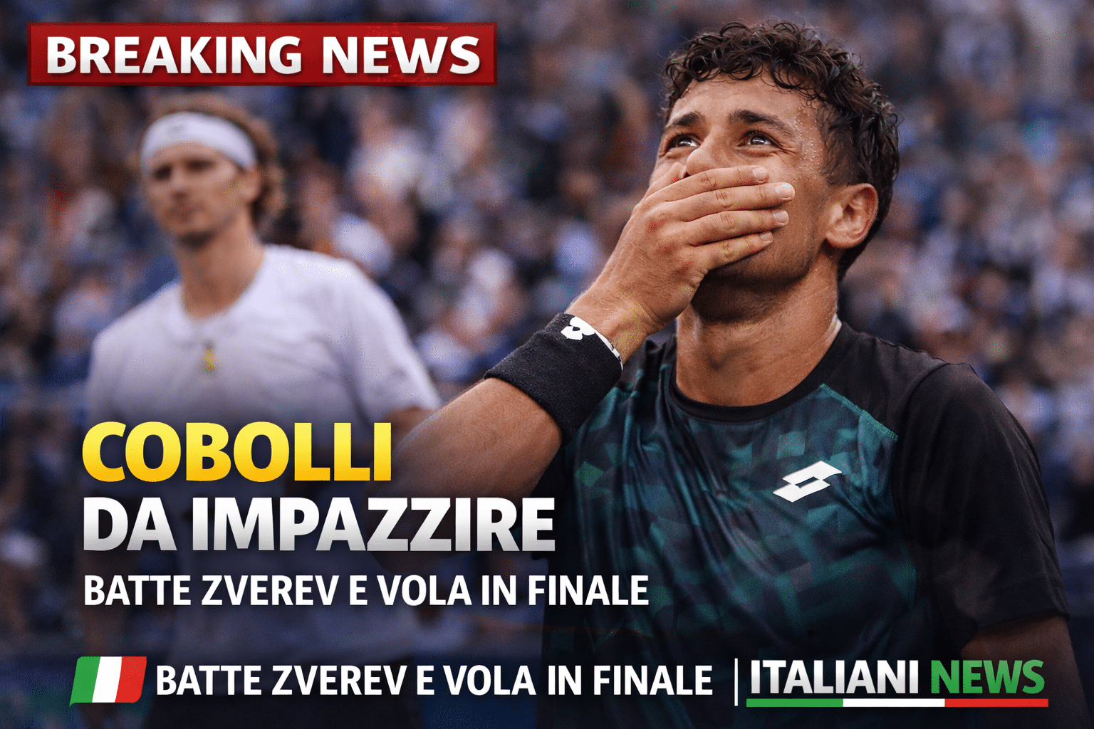 Cobolli da impazzire: batte Zverev e vola in finale a Monaco