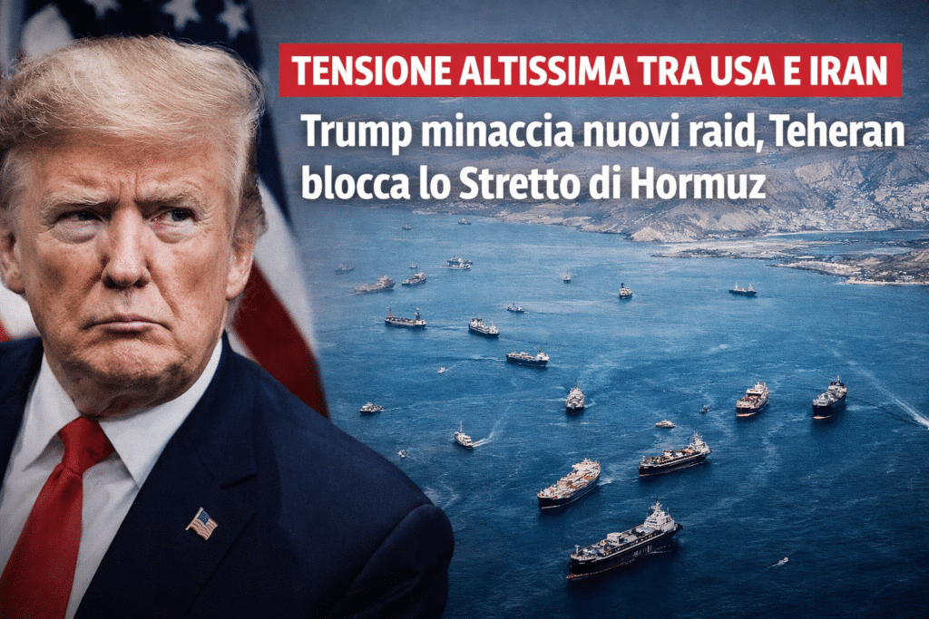 Trump minaccia nuovi raid: tensione altissima prima dei colloqui USA-Iran