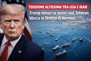Trump durante dichiarazione sulla crisi con l’Iran