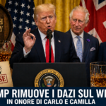 Trump cancella i dazi sul whisky: svolta dopo l’incontro con Carlo e Camilla