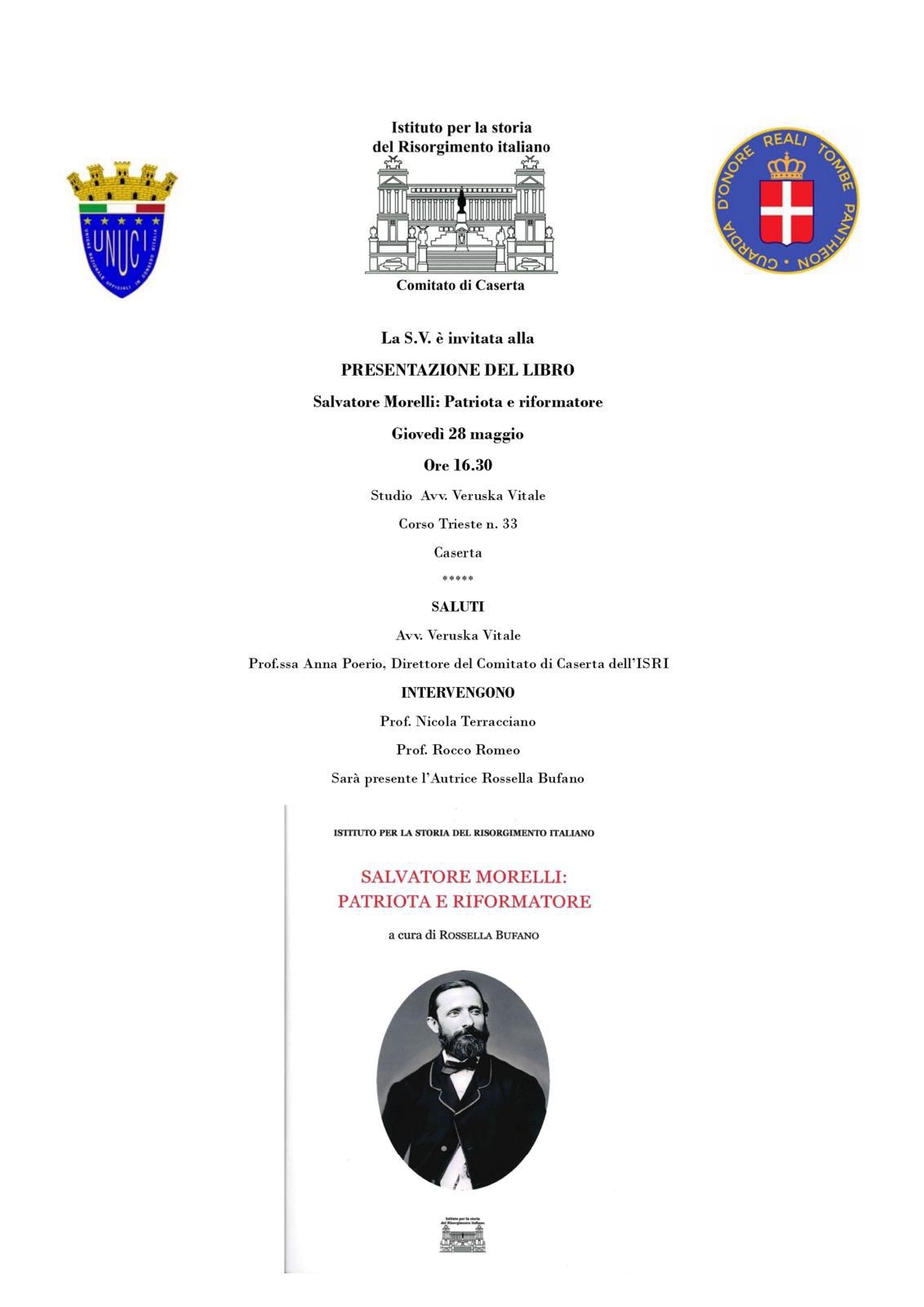 Evento a Caserta sulla figura di Salvatore Morelli