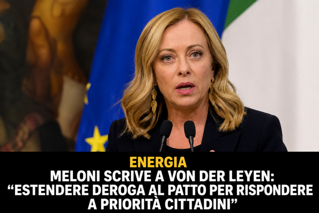 Meloni sfida Bruxelles sull’energia: “Più flessibilità o l’Europa perderà i cittadini”