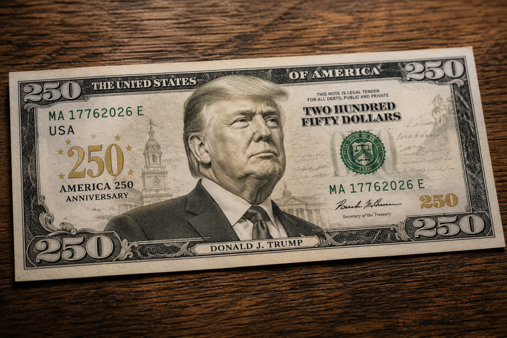 Trump sulla banconota da 250 dollari? Negli Usa si apre un caso politico e istituzionale