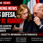 Caos Difesa, stop al riarmo: scontro nella maggioranza sul 5% Nato.