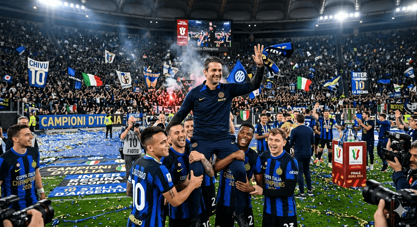 Inter regina di Coppa Italia: Chivu firma il Doblete, Lazio battuta 2-0