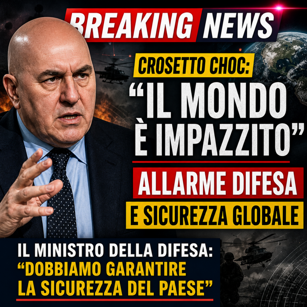 Guido Crosetto lancia l’allarme sulla difesa e sicurezza globale in un contesto di crisi internazionale