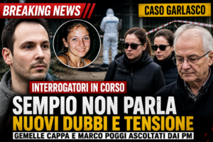Caso Garlasco con Andrea Sempio e interrogatori in corso su gemelle Cappa e Marco Poggi