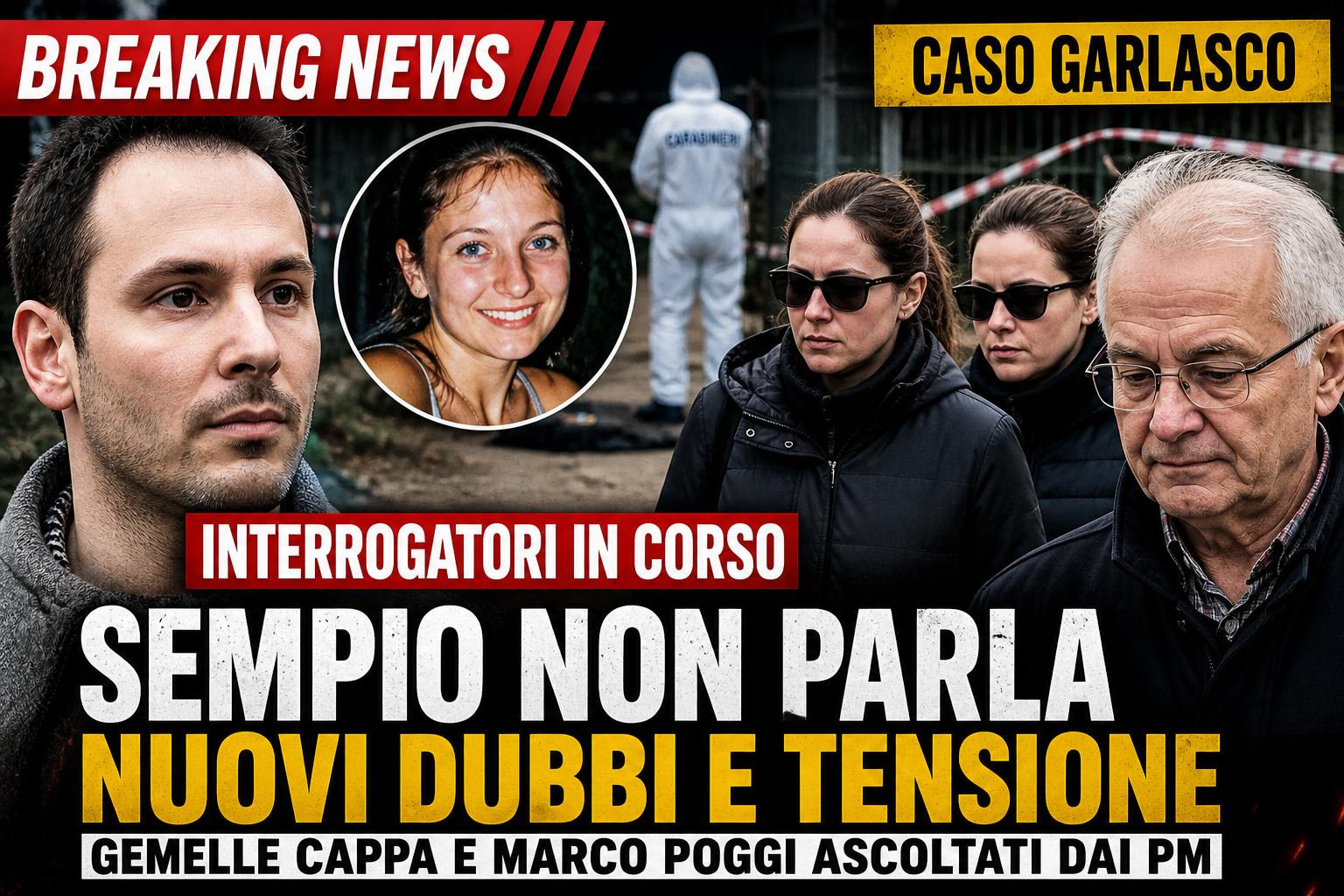 Caso Garlasco, nuovi interrogatori: Sempio non risponde ai PM