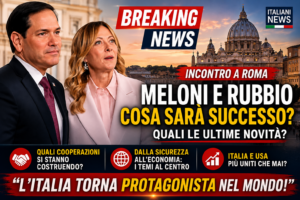 meloni e rubbio si incontrano aroma