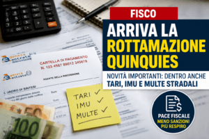 Cartelle esattoriali e tasse arretrate nella nuova Rottamazione Quinquies