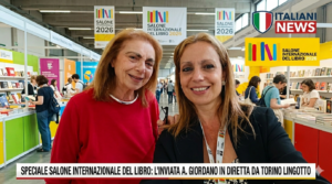 Inviate di Italiani News al Salone Internazionale del Libro di Torino Lingotto durante lo speciale editoriale.