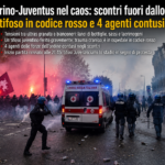 Derby Torino-Juventus nel caos: scontri fuori dallo stadio, tifoso in codice rosso