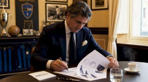Un dirigente dell’Inter al lavoro sui dossier di mercato, valutando possibili operazioni e nuove strategie per rinforzare la squadra.