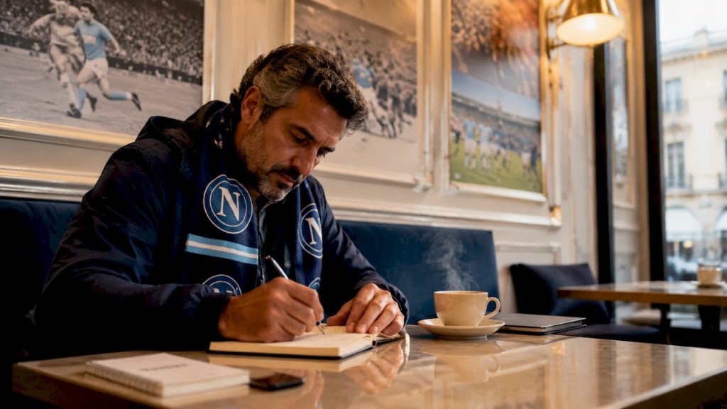 Giornalista specializzato sulle novità di calciomercato del Napoli durante l'estate.