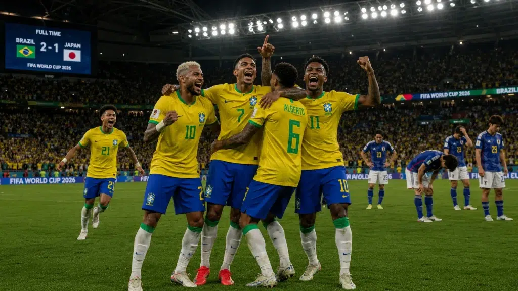 Mondiali 2026, Brasile-Giappone 2-1: Martinelli salva Ancelotti al 96’ e porta la Seleçao agli ottavi 1 brasile batte giappone