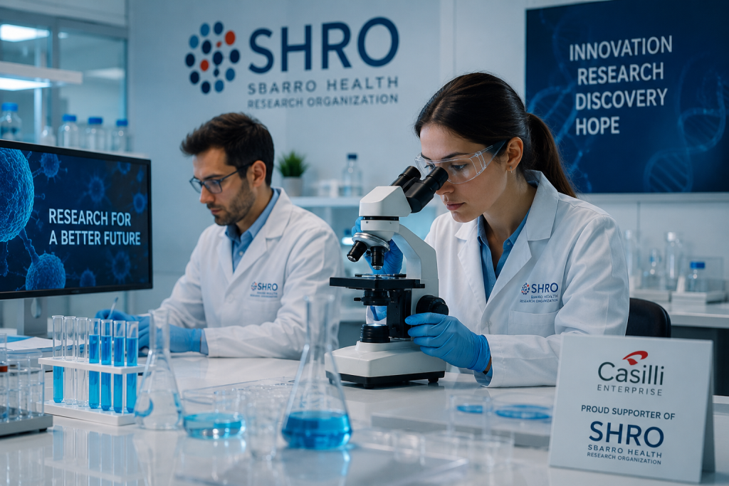 Ricerca scientifica in laboratorio moderno