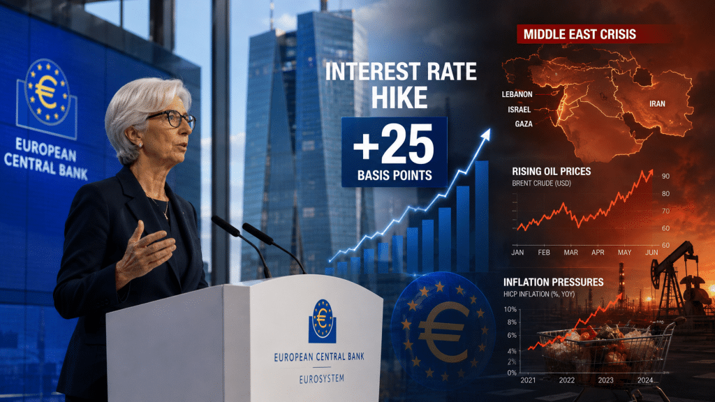 Aumento tassi d'interesse dalla BCE