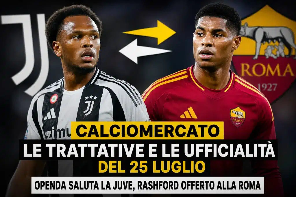 Calciomercato, il punto sulle trattative del 25 luglio