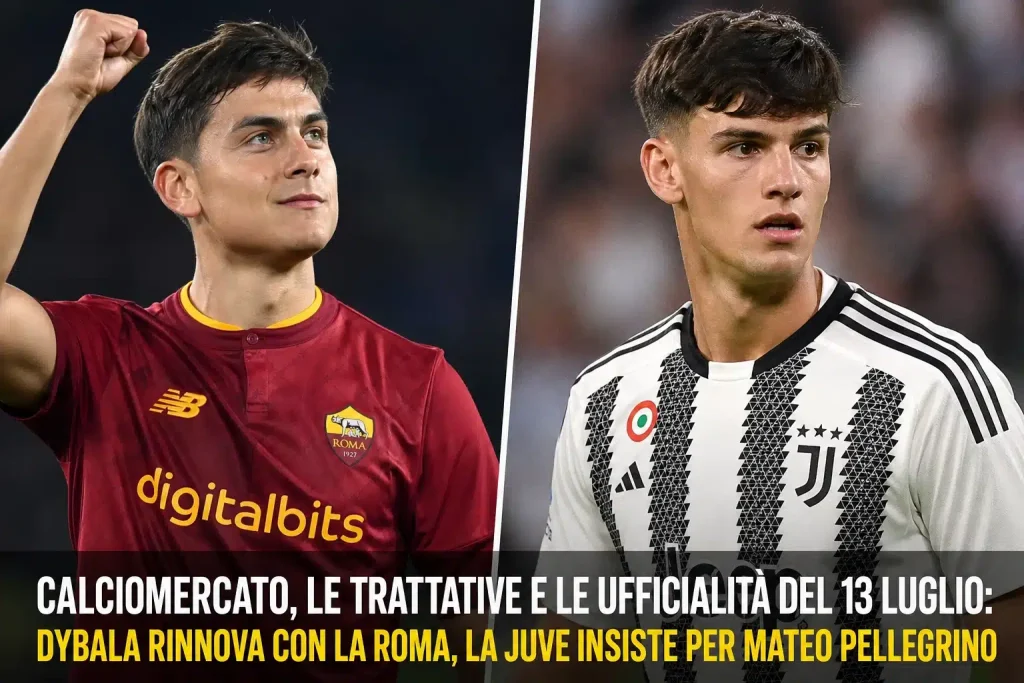 Dybala e un giocatore con la maglia della Juventus