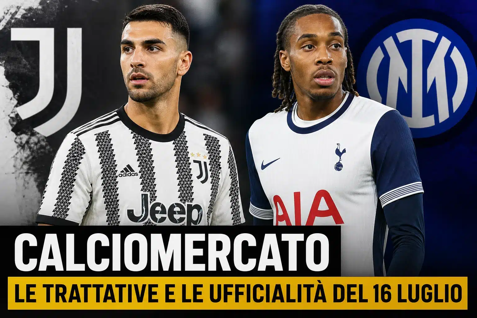 Calciomercato, le trattative e le ufficialità del 16 luglio: la Juve chiude per Celik. L’Inter più vicina a Spence