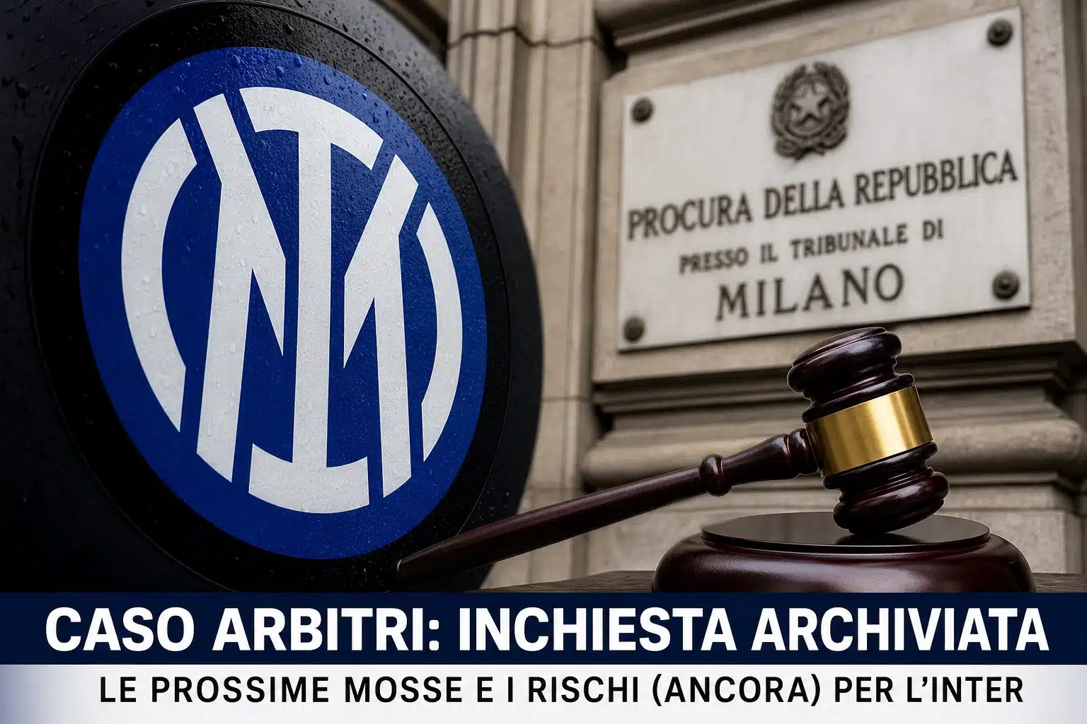 Caso arbitri, la Procura di Milano archivia l’inchiesta: le prossime mosse e quali sono (ancora) i rischi per l’Inter