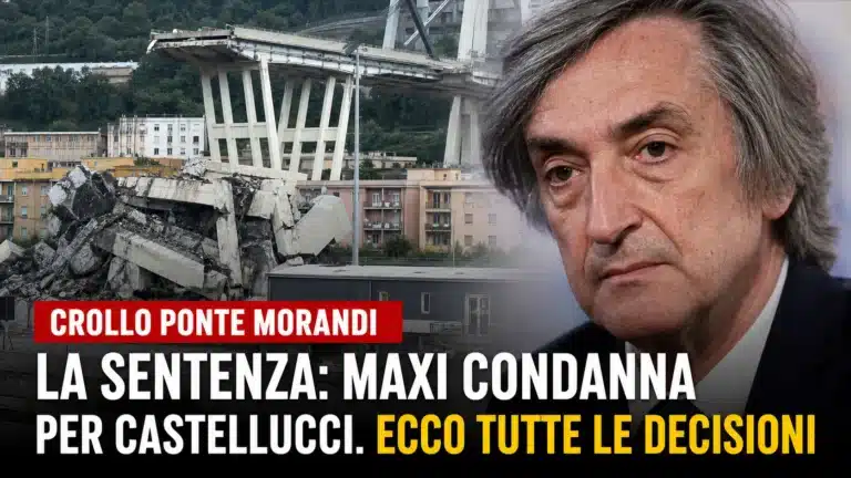 Crollo Ponte Morandi, la sentenza: maxi condanna per Castellucci. Ecco tutte le decisioni