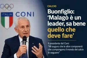 Buonfiglio parla di Malagò e calcio