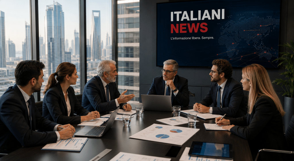 Riunione di lavoro in un ufficio