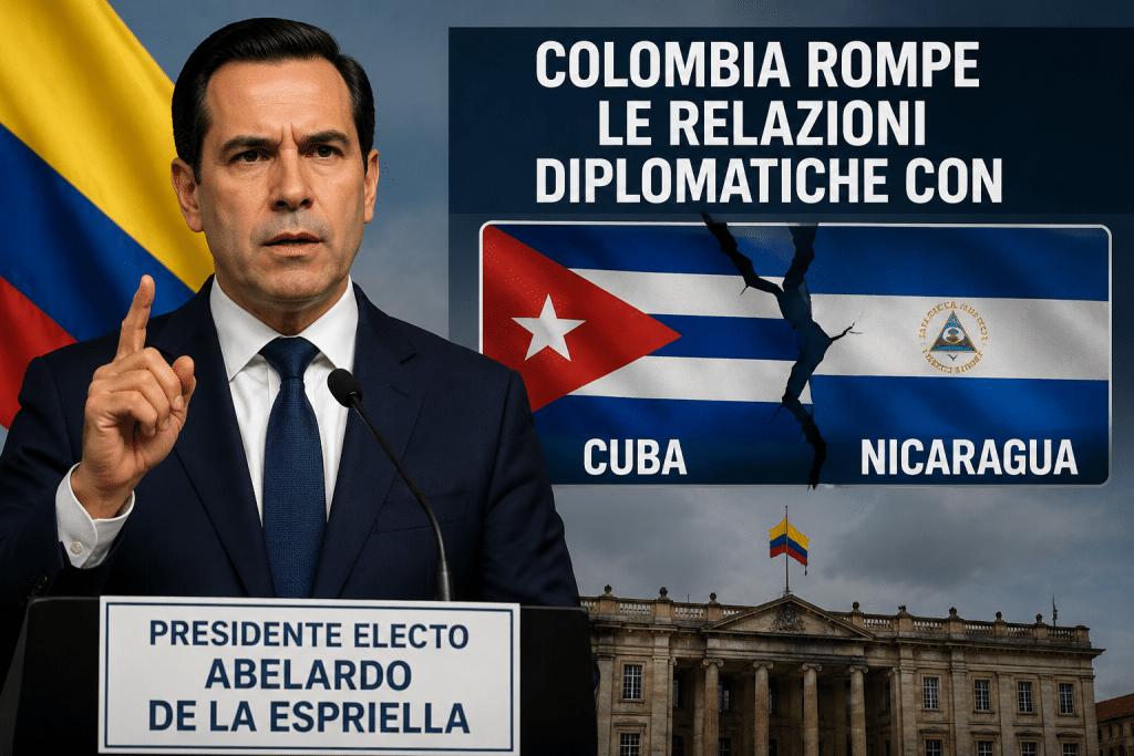 Colombia rompe relazioni con Cuba e Nicaragua