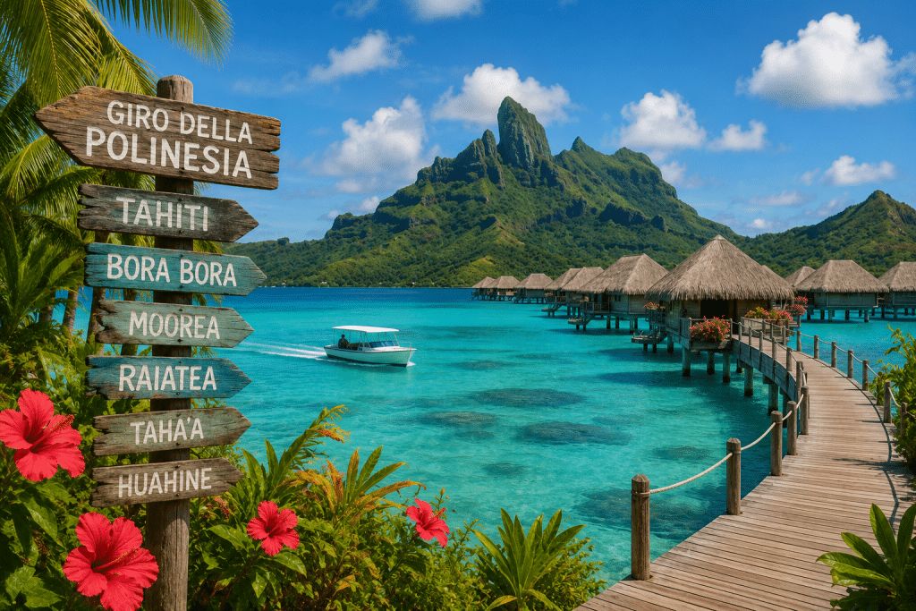 Paradiso tropicale con acque turchesi.