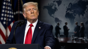 Donald Trump in conferenza stampa