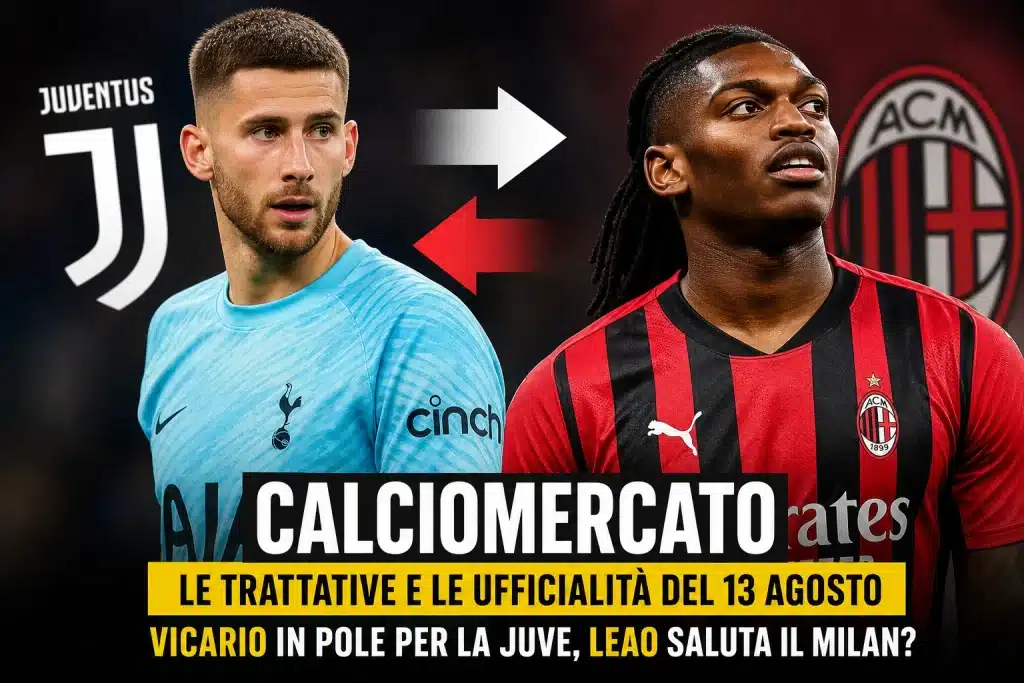 Calciomercato, le trattative del 13 agosto