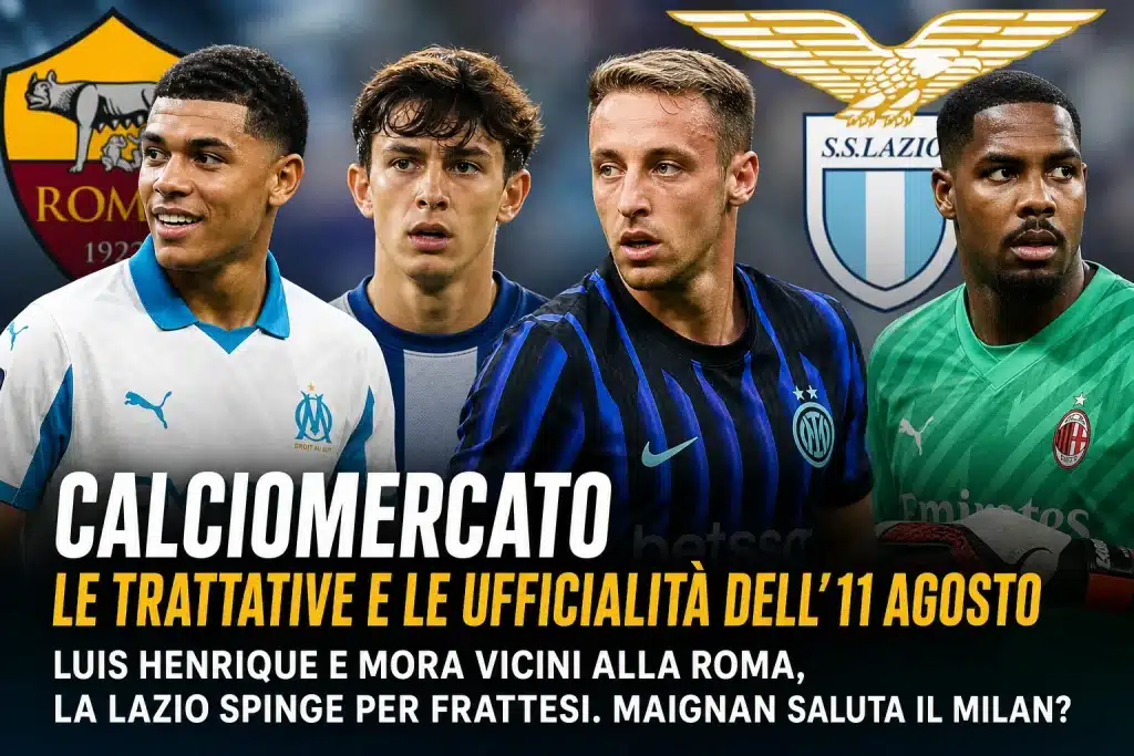 Alcuni calciatori impegnati in trattative di calciomercato