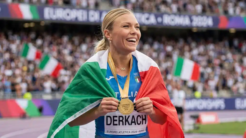 Europei Atletica, una donna sorridente in primo piano