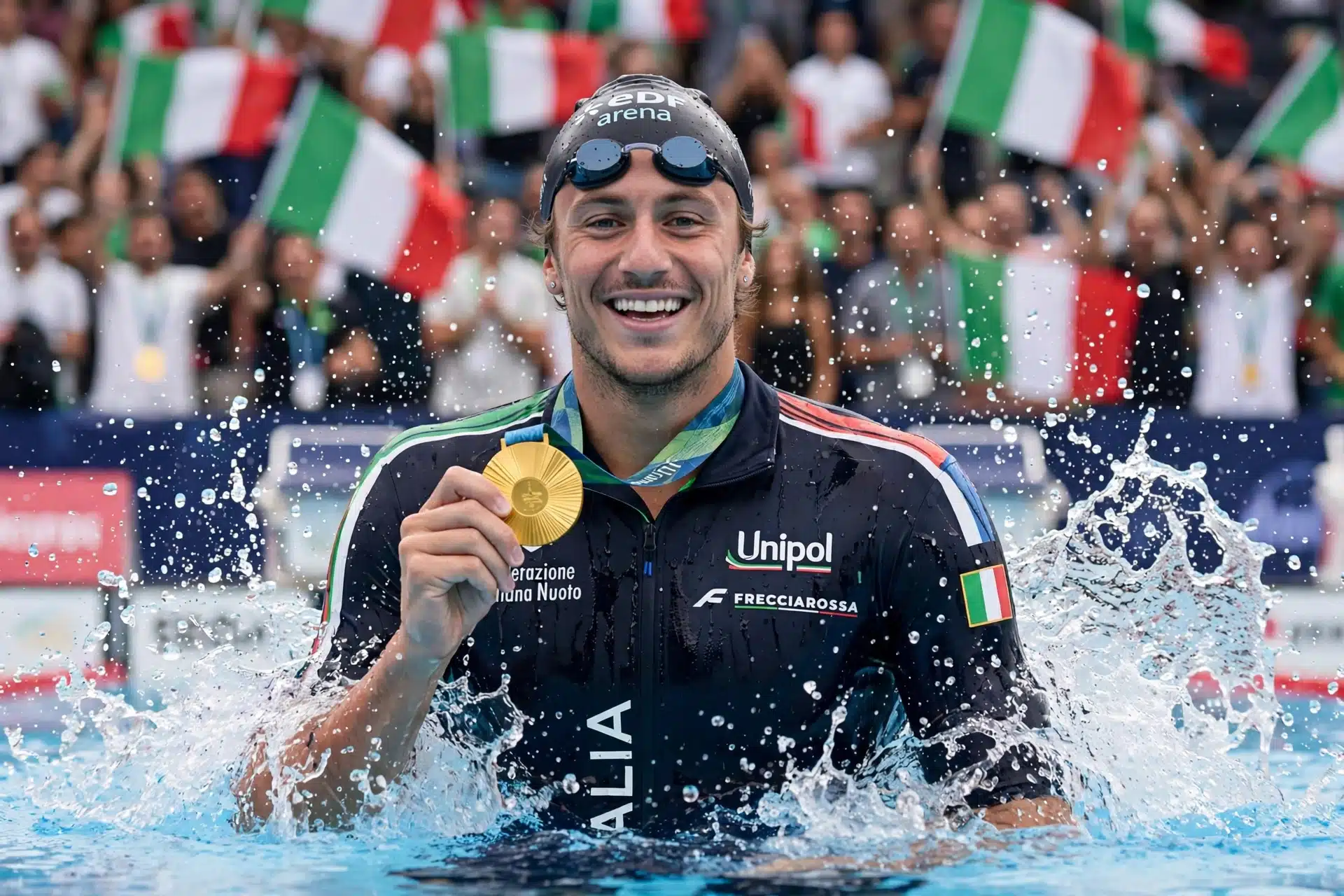Europei Nuoto, pioggia di medaglie e di record per l’Italia. Martinenghi è d’oro