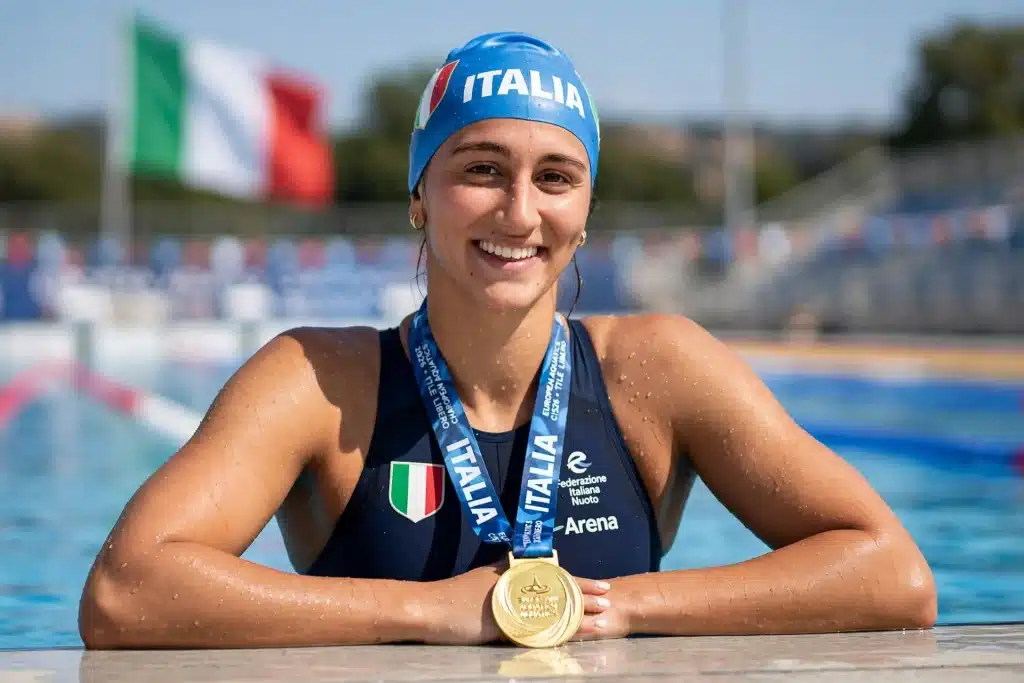 Europei Nuoto, in foto Simona Quadarella