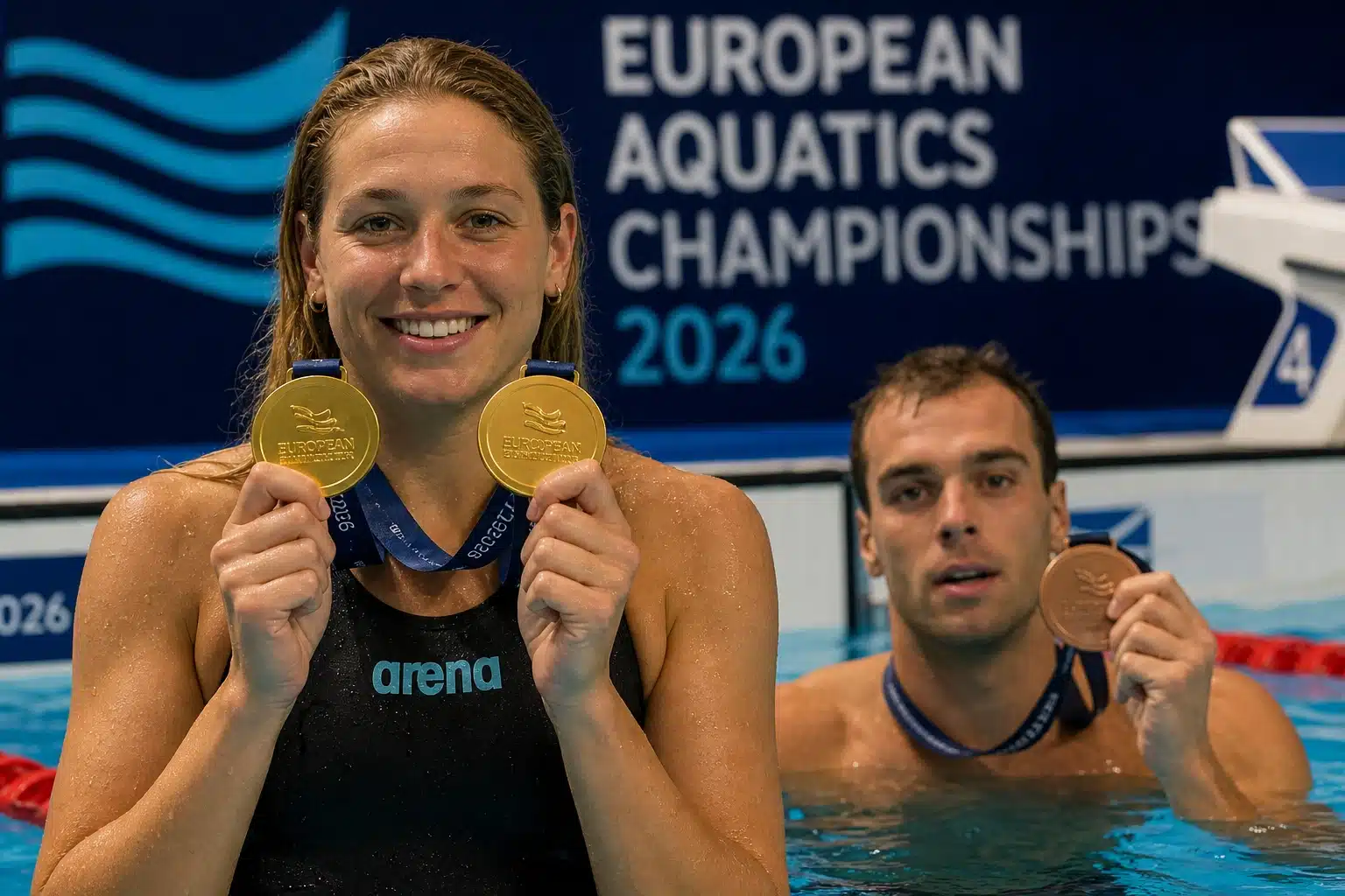 Europei Nuoto, doppietta storica di Ginevra Taddeucci. Bronzo Paltrinieri