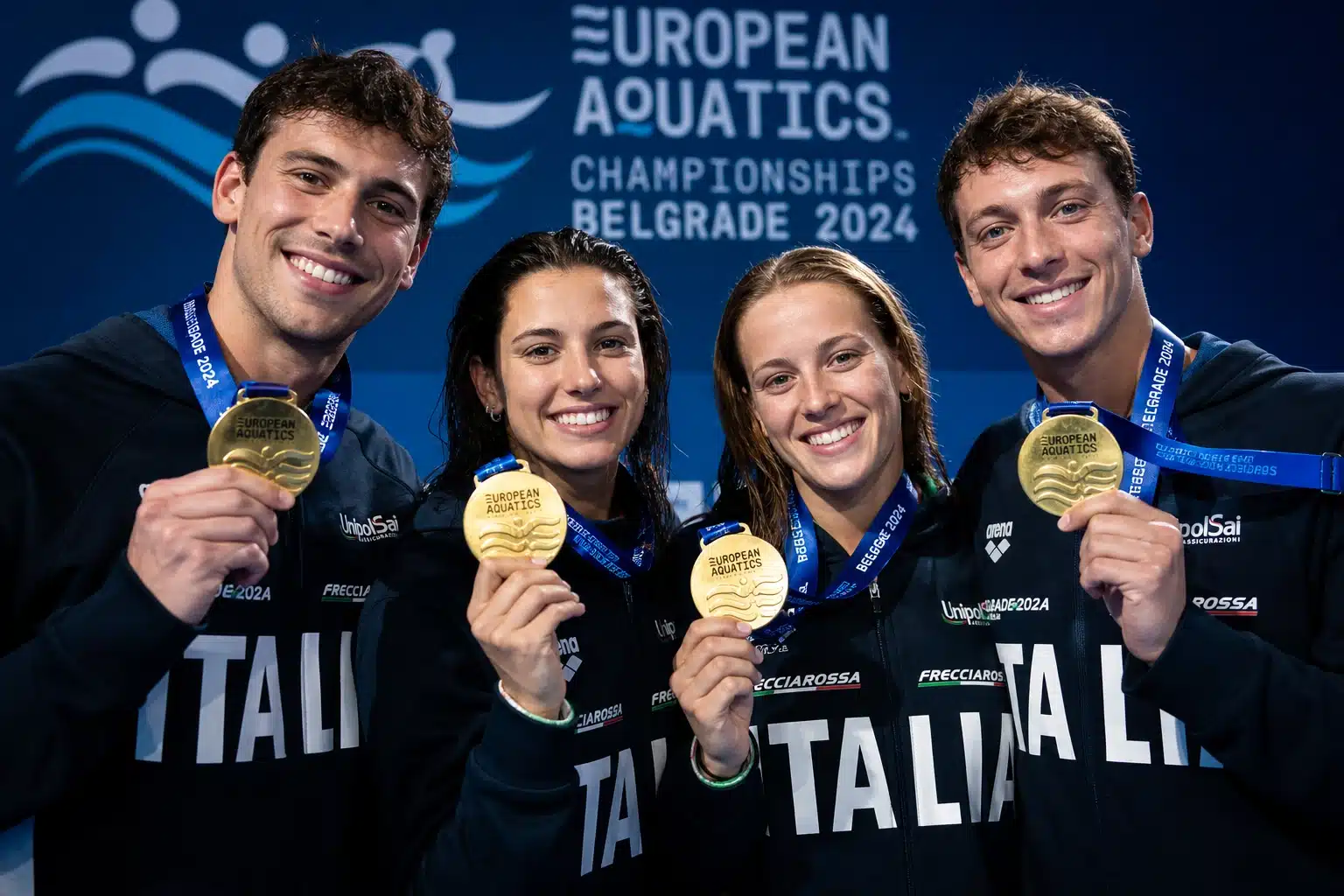 Europei Nuoto, Italia protagonista subito nei tuffi: azzurri d’oro nel team event