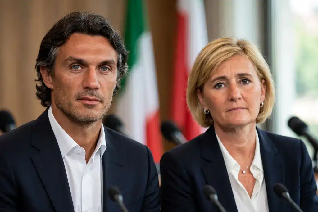 Maldini e Bianchedi in primo piano