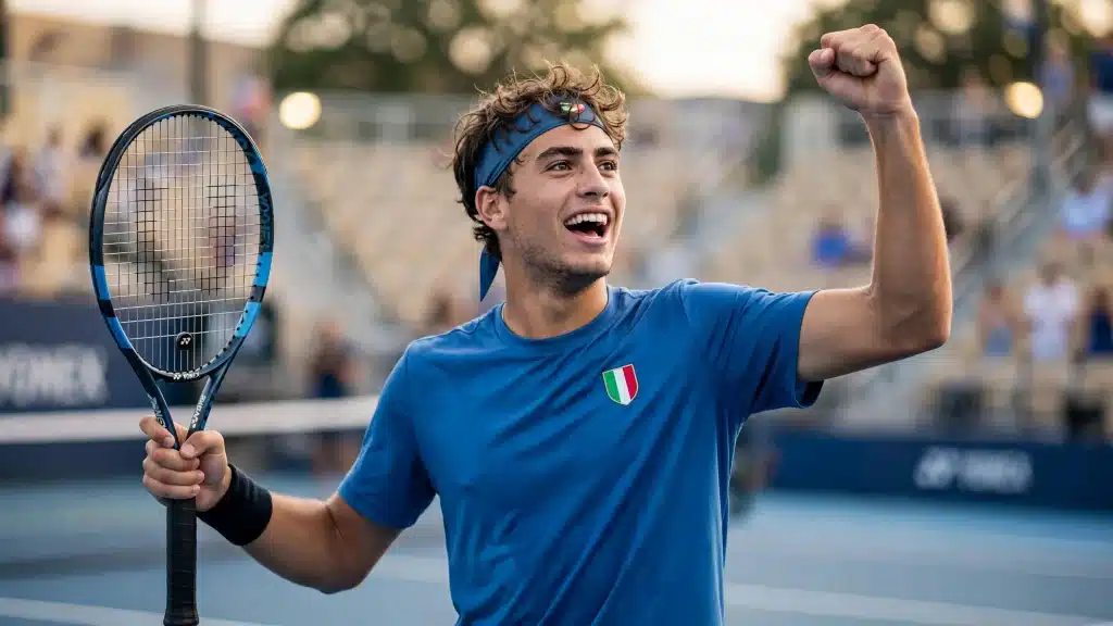 Masters 1000 Cincinnati, un tennista esulta