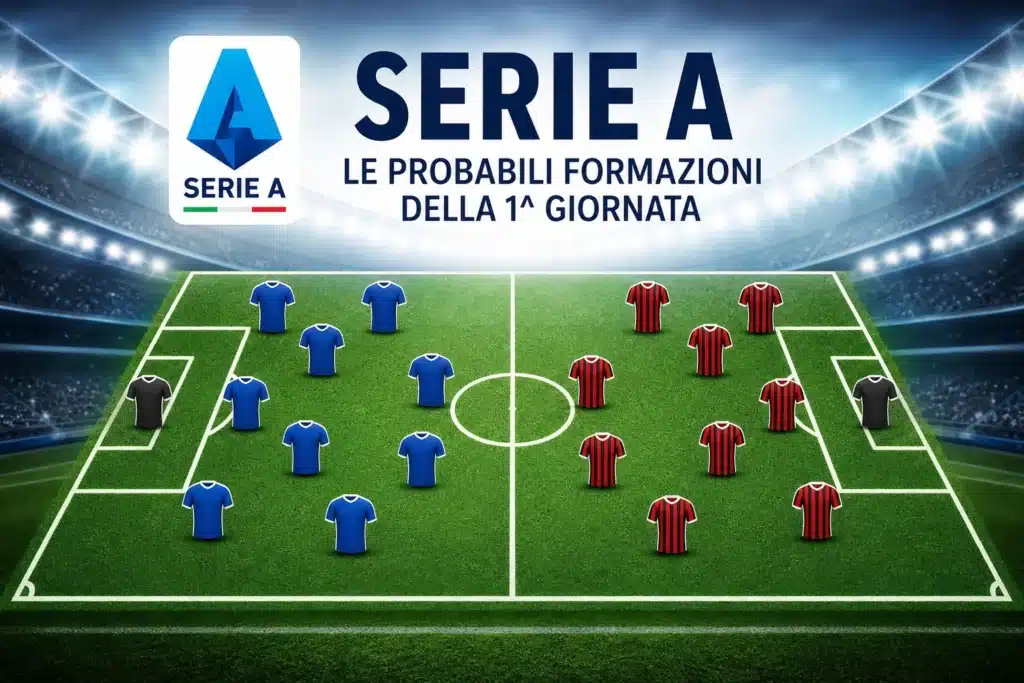 Una possibile formazione di Serie A
