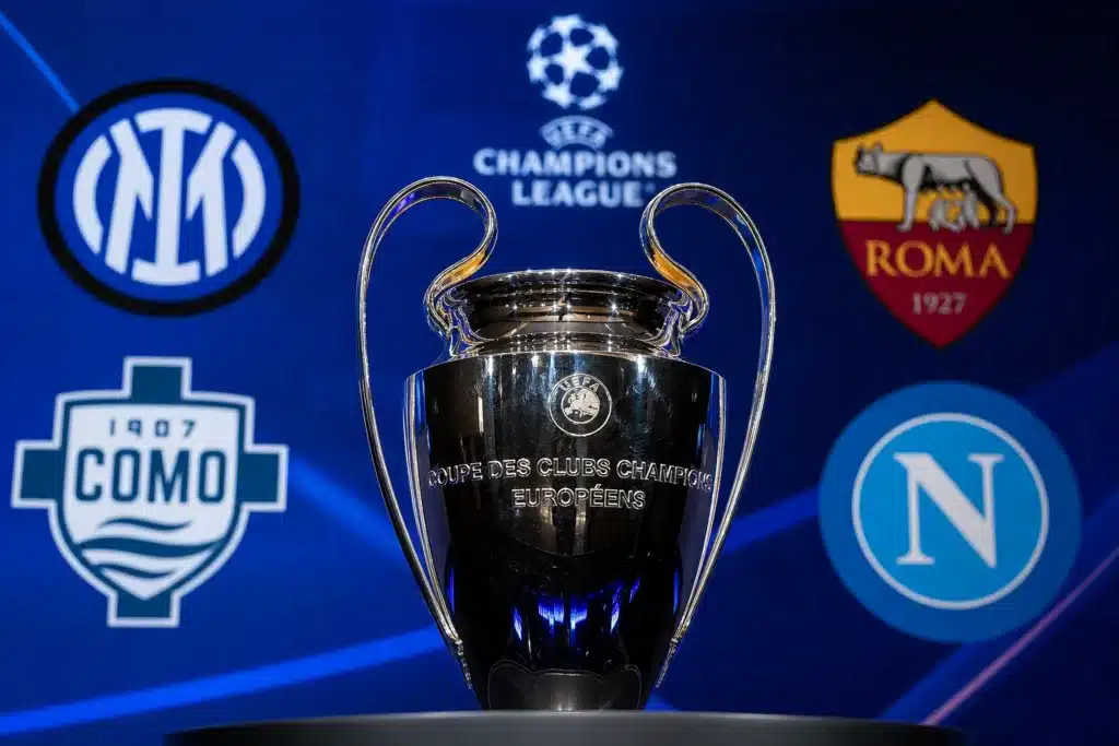 In foto il punto sui sorteggi di Champions League